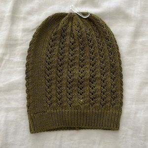 TARGET Olive Green Crochet Beanie